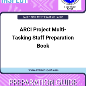 ARCI Project Multi-Tasking Staff Preparation Book