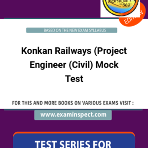Konkan Railways (Project Engineer (Civil) Mock Test